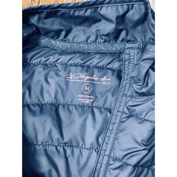 NEW Masters Magnolia Lane Tech Womens Size M Golf vest from Augusta Navy Blue - Picture 12 of 14